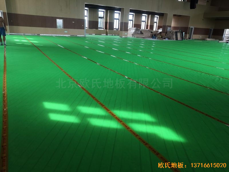 南京埔口區實驗小學運動地板鋪設案例