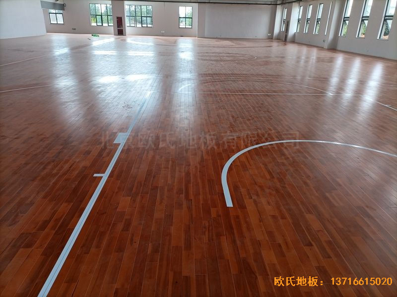 江蘇宿遷運河路學校運動地板鋪裝案例