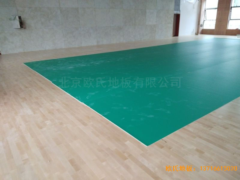 遵義仁懷市茅臺文體中心體育地板安裝案例