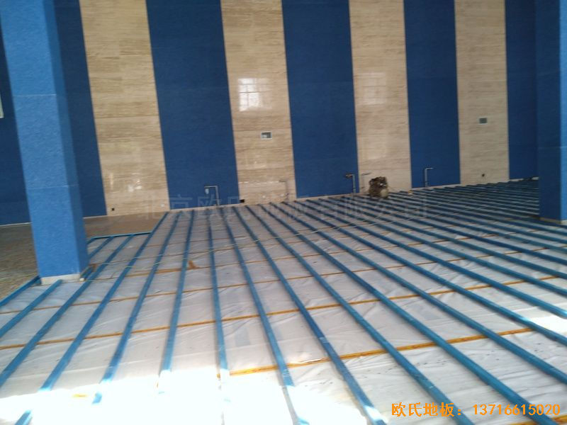 內蒙古赤峰中國稅務總局職工活動中心運動地板施工案例