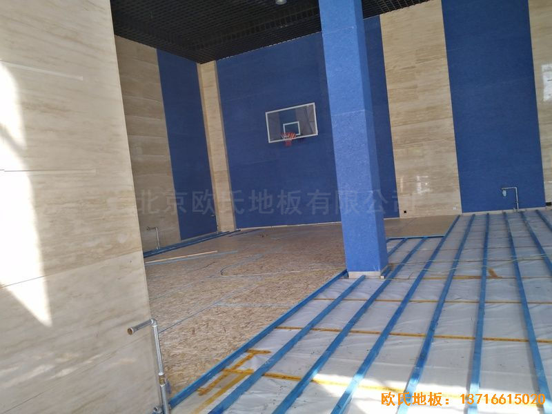 內蒙古赤峰中國稅務總局職工活動中心運動地板施工案例