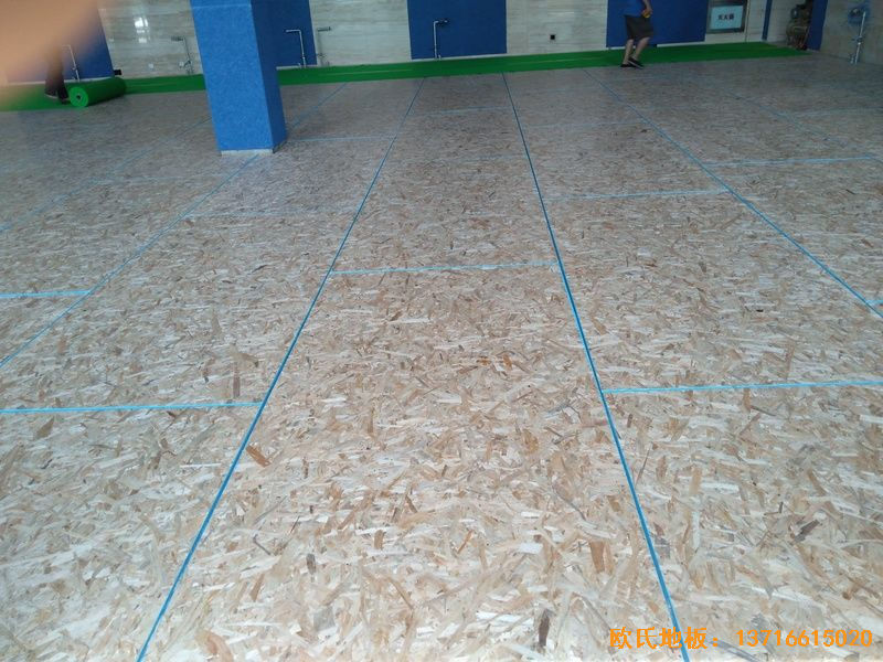 內蒙古赤峰中國稅務總局職工活動中心運動地板施工案例