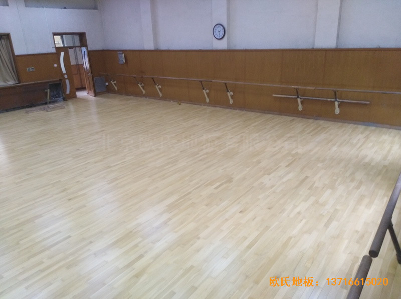 北京舞蹈學院體育地板鋪設案例4