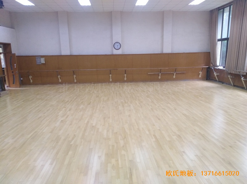 北京舞蹈學院體育地板鋪設案例5