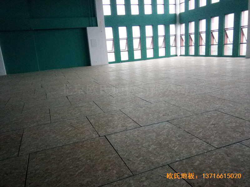 江蘇南京漢風公司籃球館體育地板安裝案例3