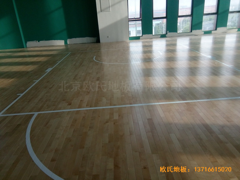 江蘇南京漢風公司籃球館體育地板安裝案例4