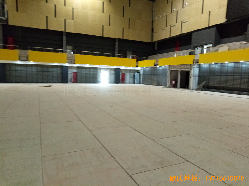 江蘇揚州市廣陵區體操館運動木地板鋪設案例2