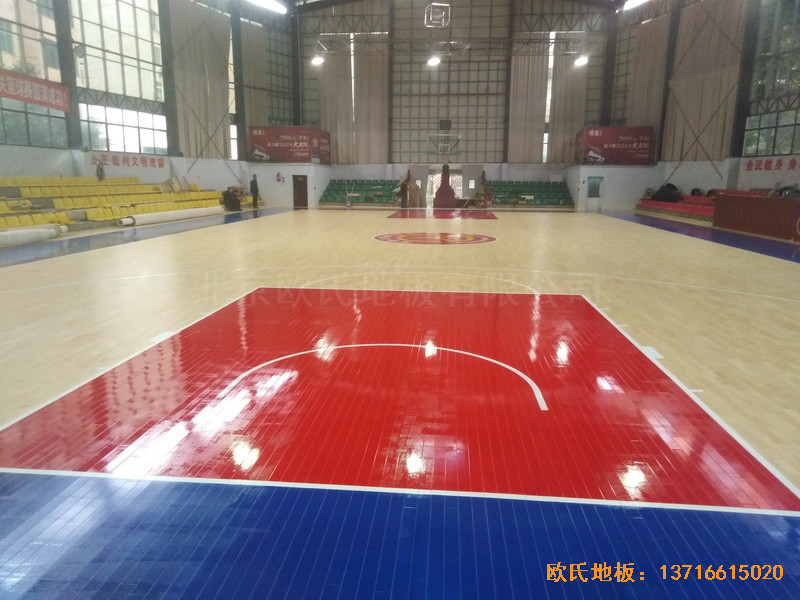 江西宜春公路局體育館運動木地板鋪裝案例6