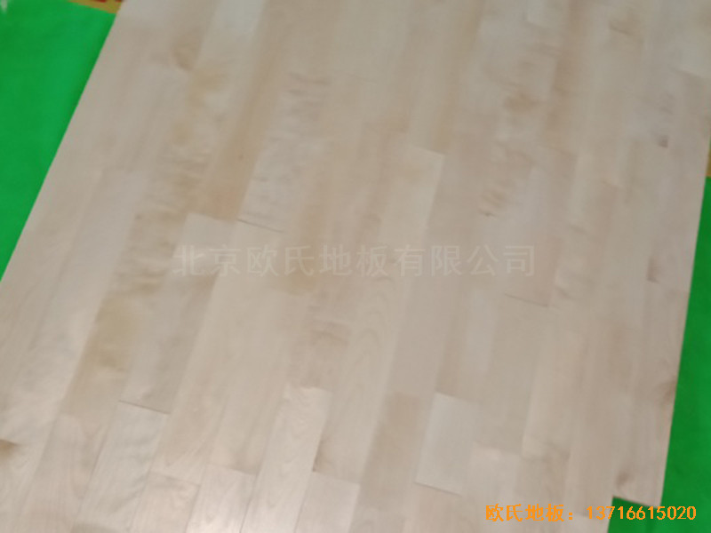 深圳北環中學運動館運動地板施工案例3