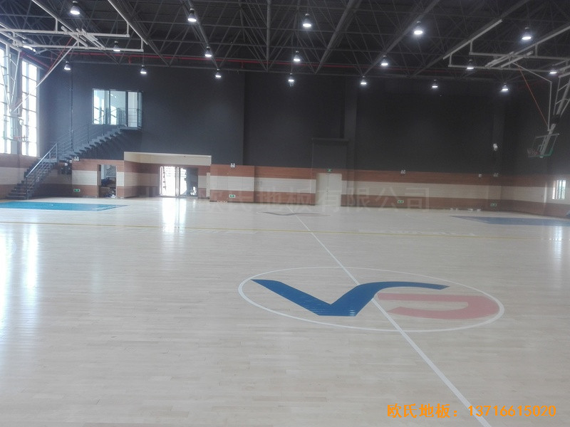 長沙萬科金域行業體育館運動地板施工案例4