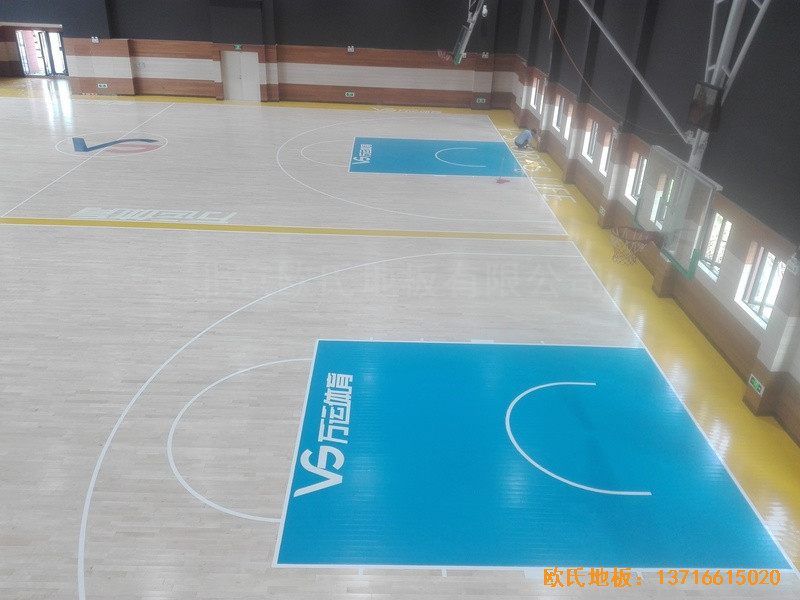 長沙萬科金域行業體育館運動地板施工案例5