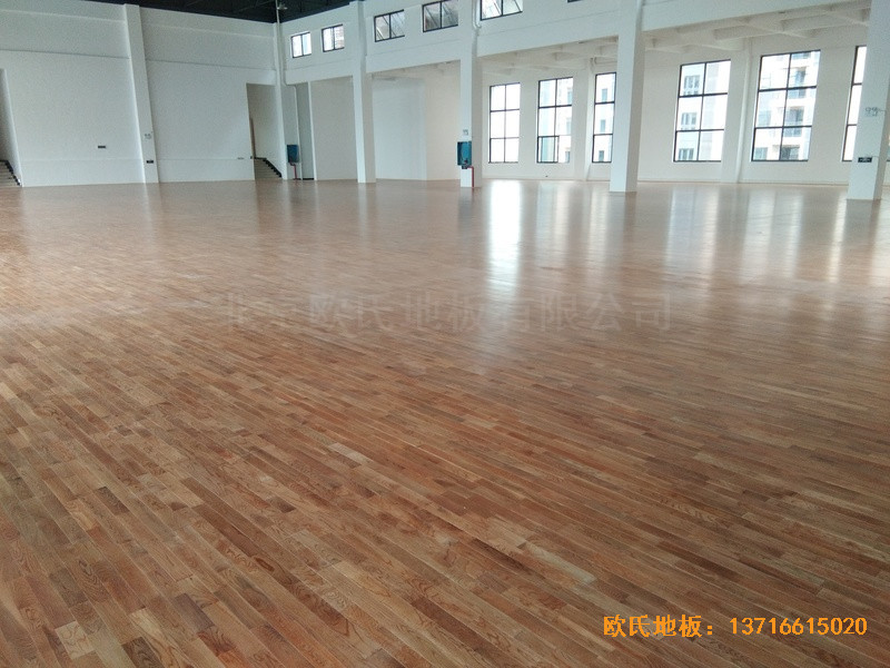 長沙開福區福鑫苑幼兒園運動館體育地板鋪裝案例4
