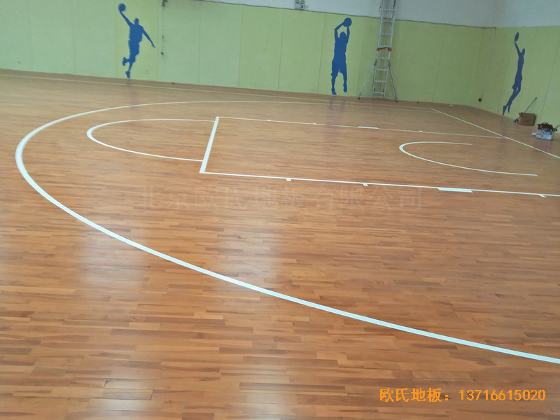 陽煤集團三礦球館運動地板施工案例2