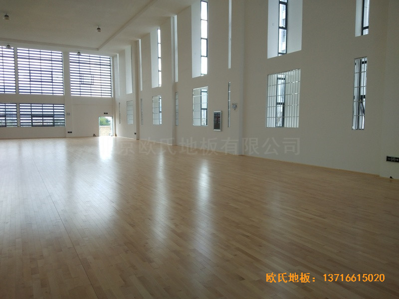 云南高速管理中心籃球館體育地板鋪裝案例3
