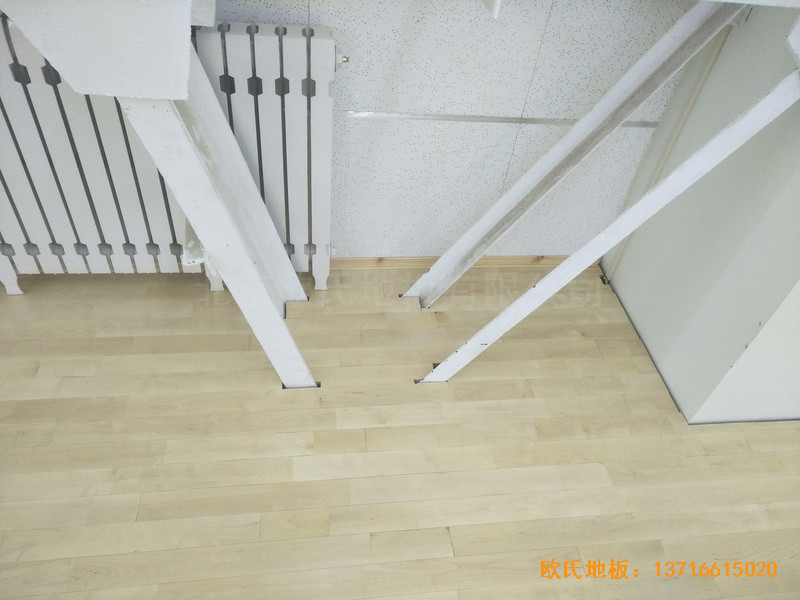 北京鐵路局供電段運動館體育地板安裝案例3
