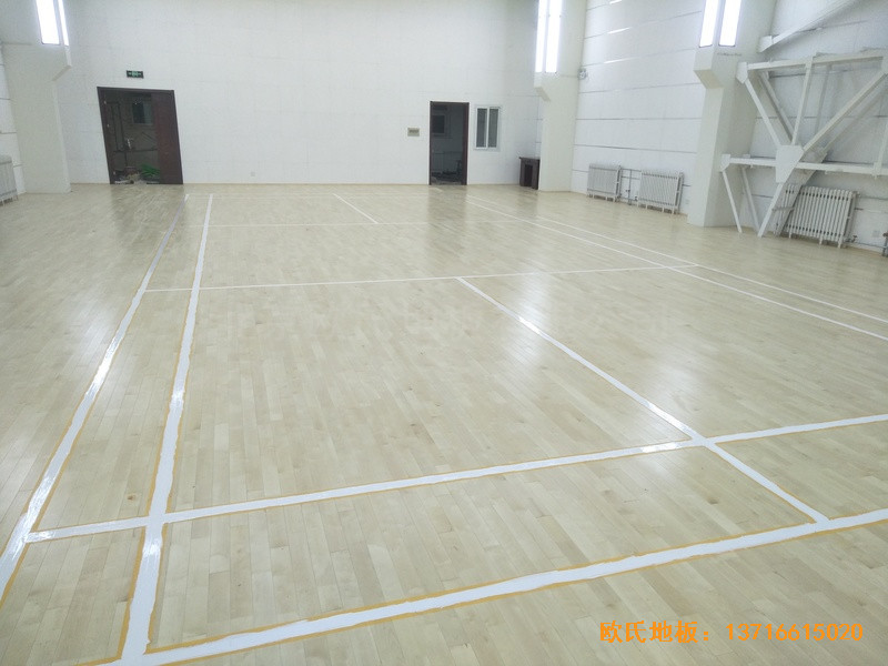 北京鐵路局供電段運動館體育地板安裝案例4