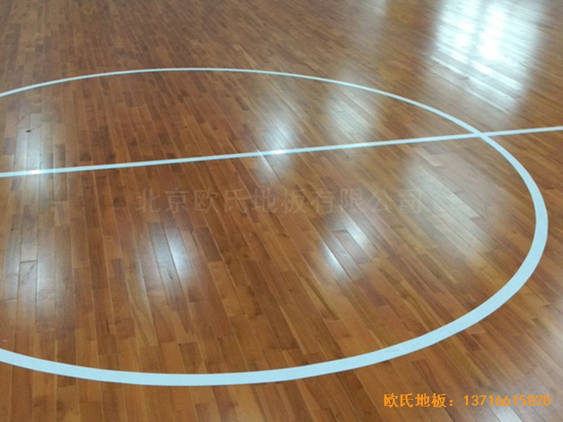 南京江寧區籃球俱樂部運動木地板鋪裝案例4