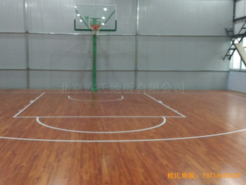 南京江寧區籃球俱樂部運動木地板鋪裝案例5