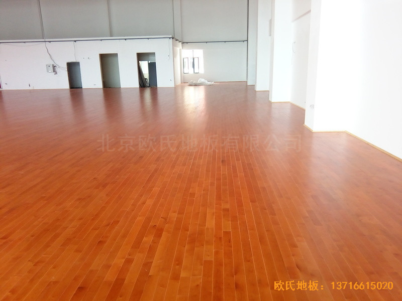 南京浦口區復興小學運動館運動木地板鋪裝案例4
