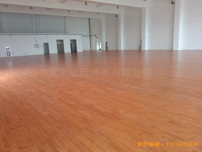 南京浦口區復興小學運動館運動木地板鋪裝案例5