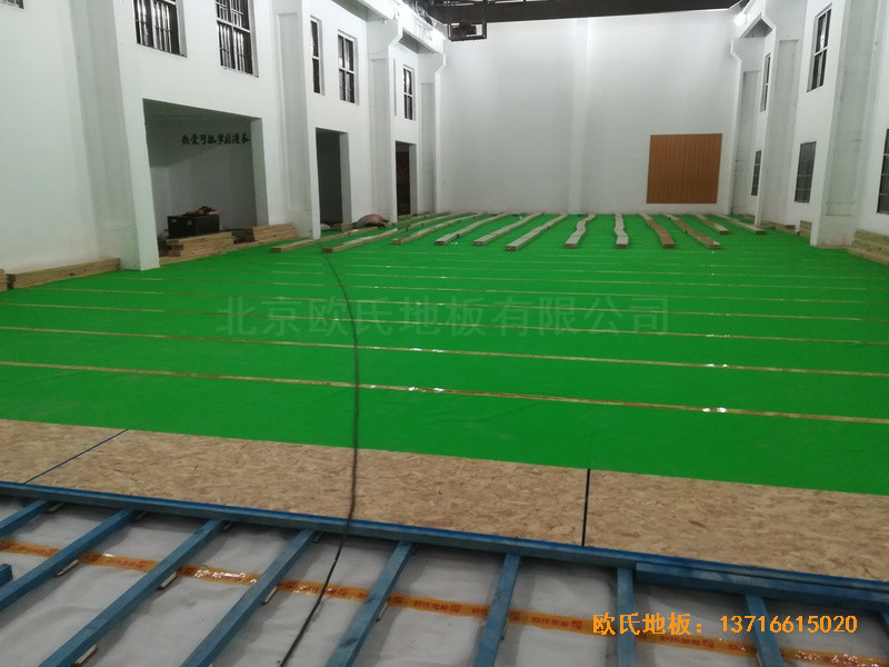南昌赤練排球館運動地板鋪設案例2