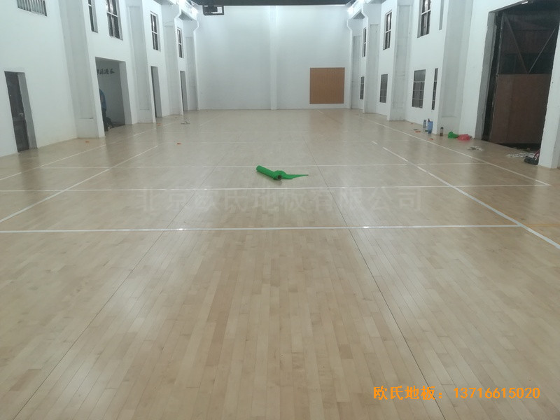 南昌赤練排球館運動地板鋪設案例4