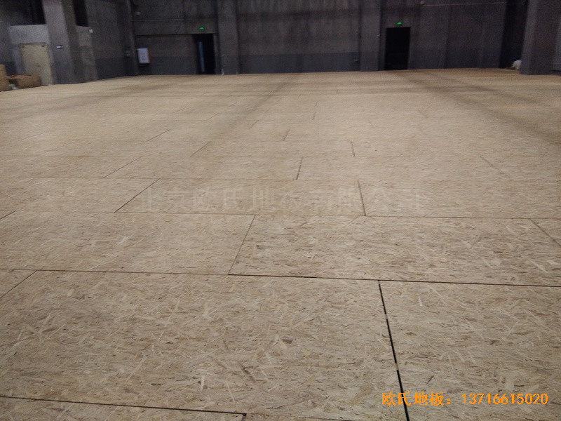 廈門華美空間籃球館運動木地板鋪設案例2