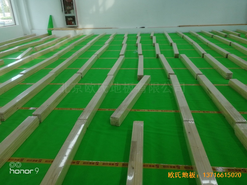 上海江楊南路485號攻守道場體育木地板鋪裝案例2