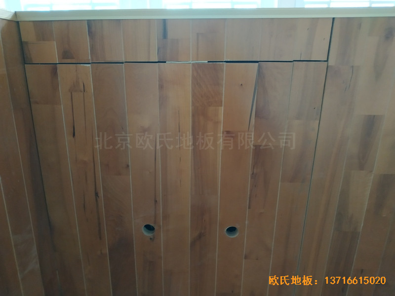 寧夏銀川試驗中學舞臺體育地板鋪裝案例2