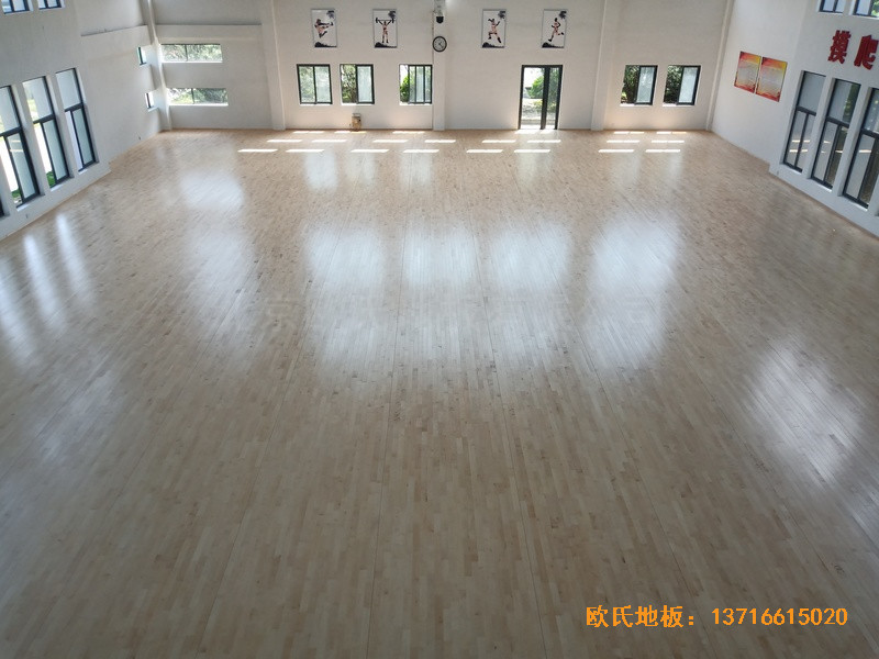 寧波中國石油儲蓄基地運動館運動木地板鋪裝案例5