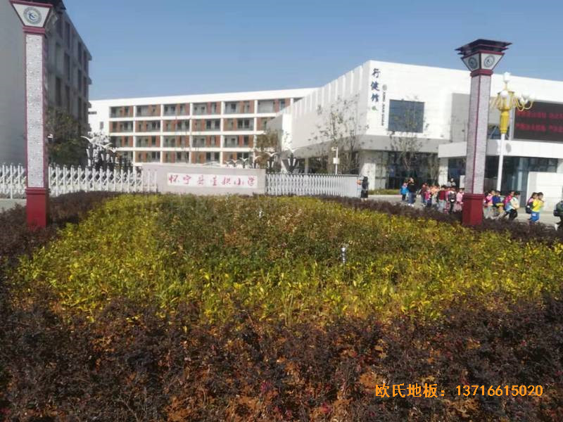安徽懷寧籃球館體育地板鋪設案例0