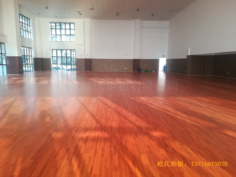 安徽懷寧籃球館體育地板鋪設案例3