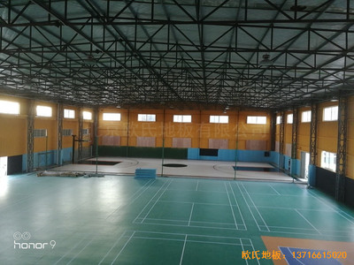 上海衛清東路弄麥子俱樂部運動地板安裝案例