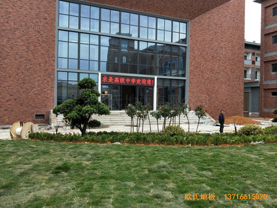 德清求是高中籃球館體育地板安裝案例