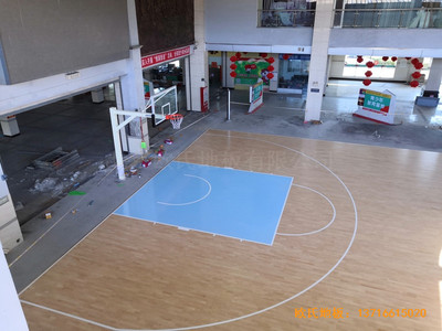 福建龍巖羅龍西路269號籃球館體育地板鋪設案例