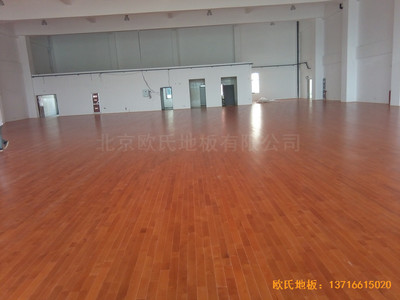 南京浦口區復興小學運動館運動木地板鋪裝案例