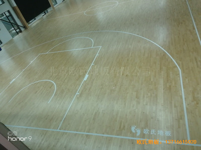 上海江楊南路485號攻守道場體育木地板鋪裝案例