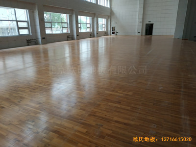寧夏銀川試驗中學舞臺體育地板鋪裝案例