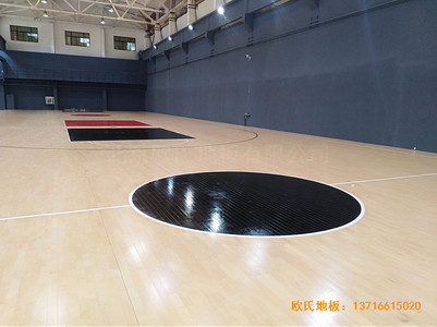 山東同昌23號籃球館運動地板安裝案例