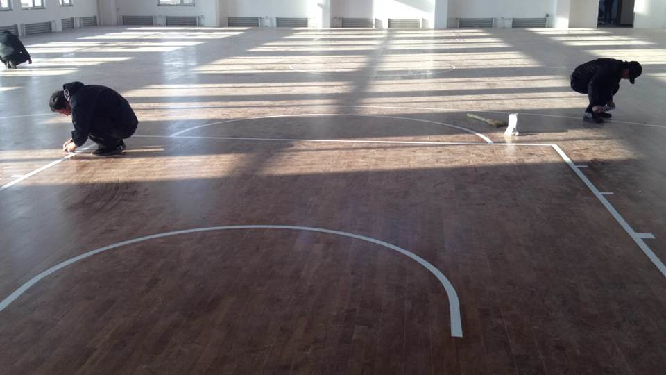 體育館運動地板翻新