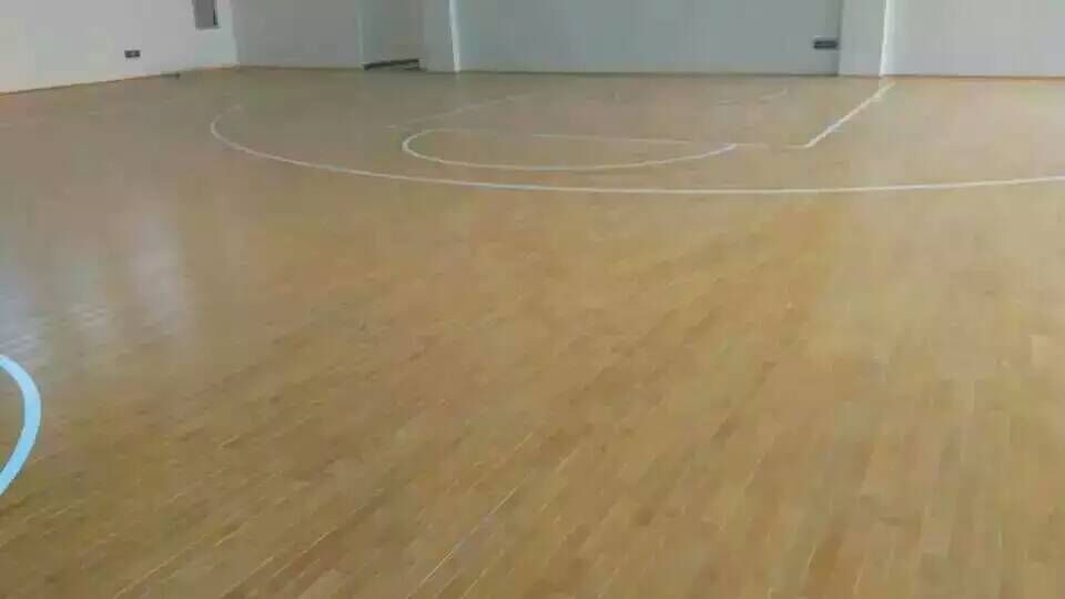 河南安陽翰林小學運動木地板工程較好的完工