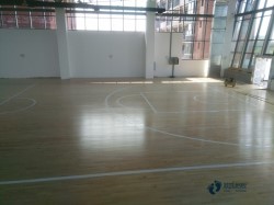 單層龍骨籃球體育地板維護保養