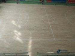中等籃球館木地板施工流程
