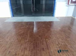 懸浮式籃球場館地板施工工藝