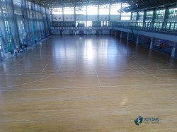 懸浮體育籃球地板施工步驟