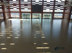 懸浮式運動地板施工隊