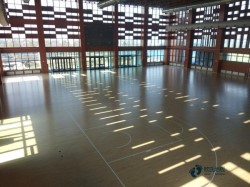 雙層龍骨籃球場館地板清潔保養