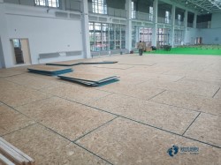 專用籃球場地地板施工流程