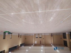 懸浮運動場館地板施工步驟