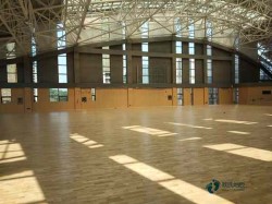 俄勒岡松舞臺運動場地木地板施工團隊